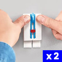 2 x Gwoździe samoprzylepne