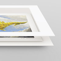 Passe-partout without a frame 100x100cm